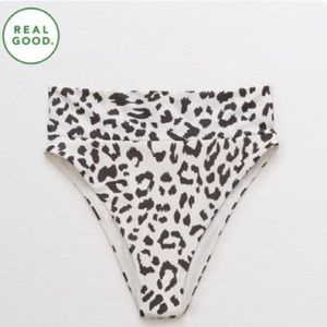 AE Leopard Hi-Cut Cheeky Bikini Bottoms